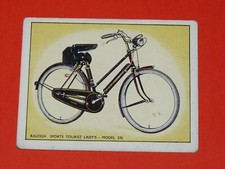 BICYCLE RALEIGH CARD 1957