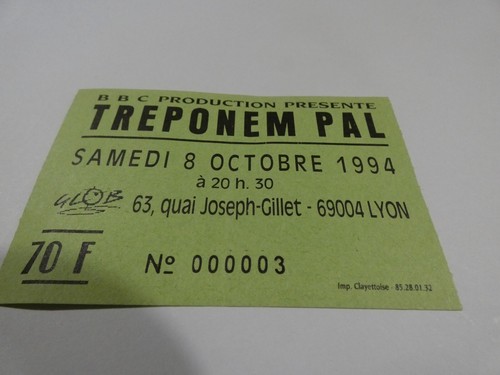 Rare ticket billet concert - rare,
