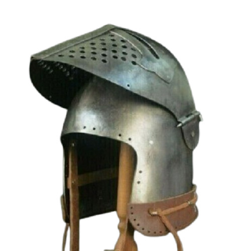 Casque bascinet visière