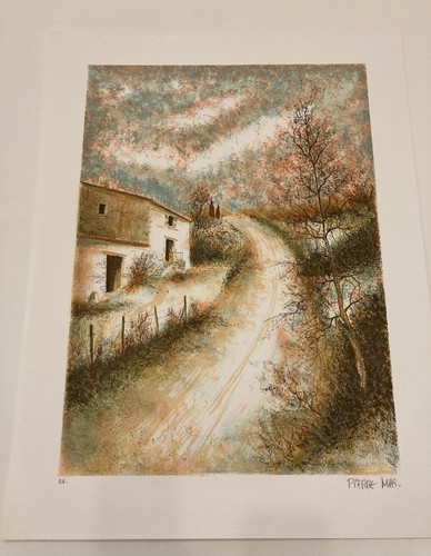 Pierre mas lithographie - pierre, mas-
