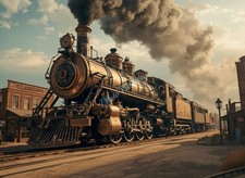 Photo A4 Train vapeur