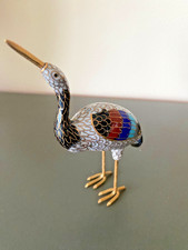Oiseau en émail cloisonné