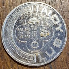TOKEN JETON DE CASINO, MACHINE A SOUS , SLOT MACHINE, JACKPOT CINDY CLUB (1009)