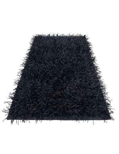 Tapis shaggy noir - tapis,