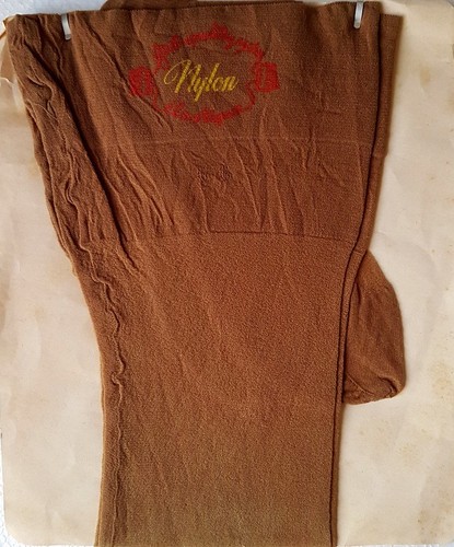 Bas mousse vintage - couture, t
