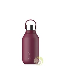 Bouteille isotherme série 2 plum red 350 ml Chillys bottles gourde thermos no...