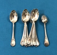 12 cuillères à moka / café expresso CHRISTOFLE modèle MARLY métal argenté 10 cm