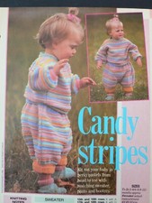 Pull, pantalon et bottes rayé