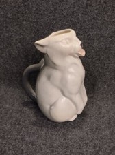 Ancien Pichet Chat Art Déco Sarreguemines Esdève 