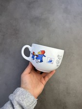 Lot Rare Retro France World Cup 98 Large Round Ceramic Mug Footix Football x2