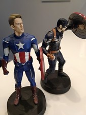 Lot de 2 FIGURINES EAGLEMOSS MARVEL MOVIES - AVENGERS - CAPTAIN AMERICA  -  2016