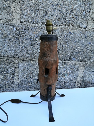 Lampe ancienne moyeu roue - lampe,