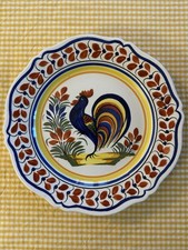 Assiette Décorative Henriot Quimper modèle Coq
