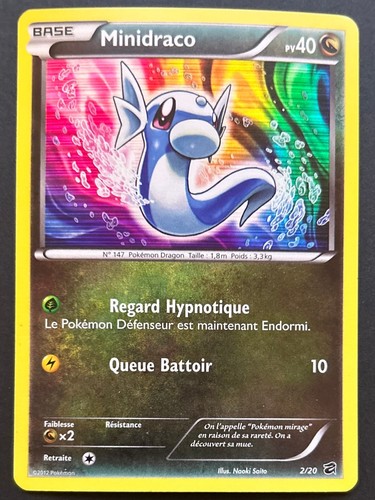 Carte pokémon minidraco 20 - pokémon,