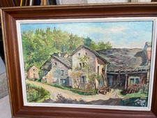 tableau ancien seraphin broggi 1908