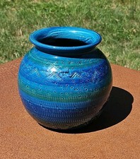 Vase faïence ALDO LONDI BITOSSI FLAVIA MONTELUPO ITALY céramique  vintage 60-70