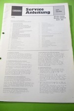 Manuel De Service Pour Grundig