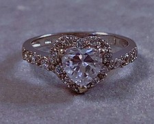 Bague de fiançaille argent