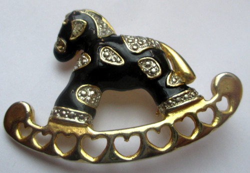 Broche jouet ancien cheval - ancien,