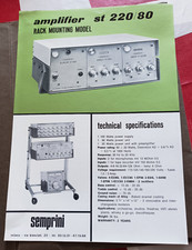 ancien semprini amplificateur
