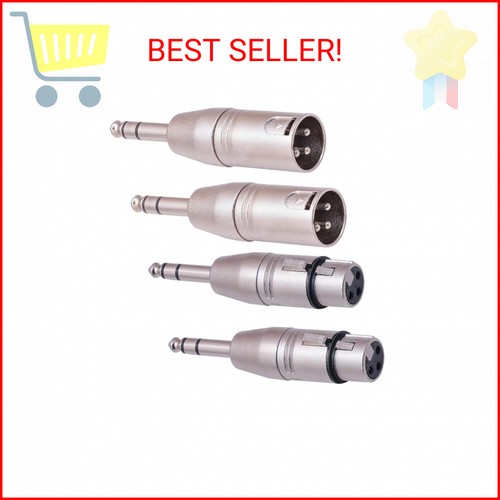 Xlr adapter 4 pack - adapter,