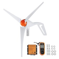 VEVOR 500W éolienne générateur 12V 3 pales éolienne Kit avec anémomètre