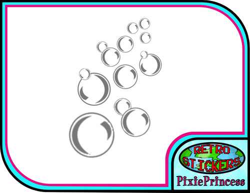 Bulles vinyle autocollant - bulles,