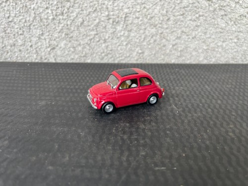 Miniature fiat 500 rouge - miniature,