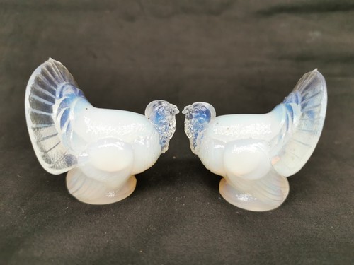 Paire dindons verre - paire,