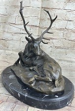 Statue En Bronze De Cerf