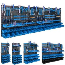 Étagère murale pour système de rangement Porte-outils Boîtes Bleu 10 Tailles XXL