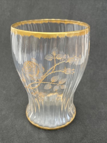 Ancien gobelet verre - gobelet/verre, parlant