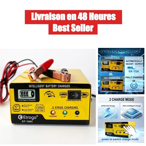 Chargeur batterie 12v 6v - de, 12v/6v