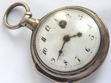 Belle montre COQ ancienne en Argent 18/19 siècle