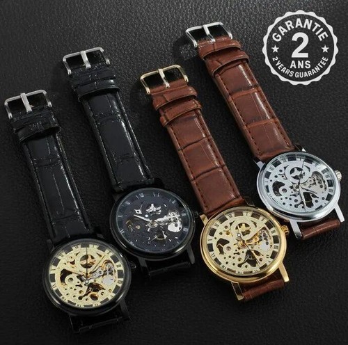 Montre homme squelette - homme,