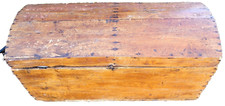 Coffre de voyage en bois  fin XIXème