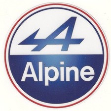  ALPINE Sticker vinyle laminé