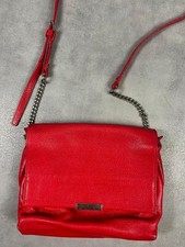 Sac à main cuir rouge Nat &