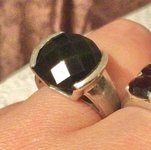 Argent massif bague - argent,