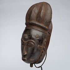 D045 - ART TRIBAL PREMIER AFRICAIN, MASQUE BAOULE ANCIEN,COTE D'IVOIRE