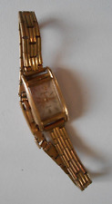ANCIENNE MONTRE BRACELET FEMME MOD PLAQUE OR