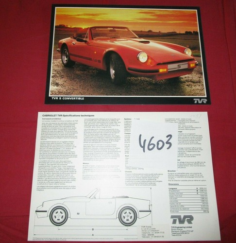4603 tvr s convertible - tvr, /