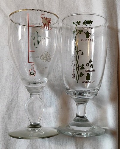 Verres irish coffee vintage - verres,