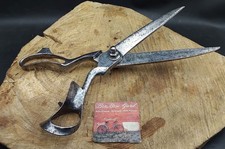 outil ancien Grand ciseau Tailleur Drapier Old scissors 32cm Draper Tailor 19e