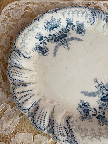 Ancien grand plat rond - grand,