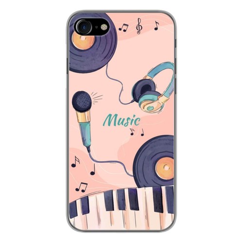 Coque silicone imprimée - en,