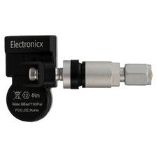1x Capteur de pression des pneus TPMS avec valve en métal argenté pour Renault E