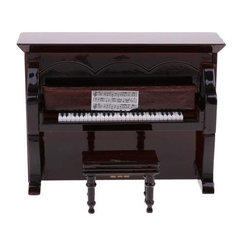 Miniature piano avez tabouret - miniature,