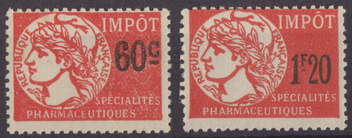 Timbres fiscaux france neufs - fiscaux,