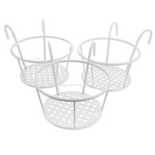  Lot de 3 jardinières rondes